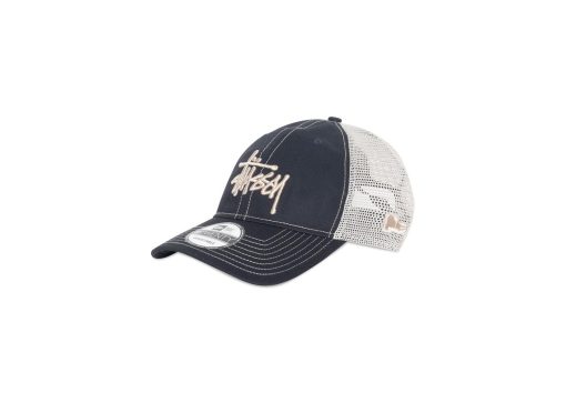 Stussy New Era 9Twenty Tonal Basic Trucker Deep Navy