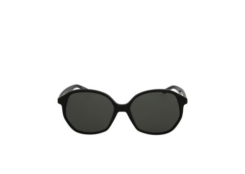 Balenciaga Oversized Round Acetate Sunglasses BlackGrey
