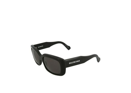 Balenciaga Square Rectangle Sunglasses BlackBlackGrey