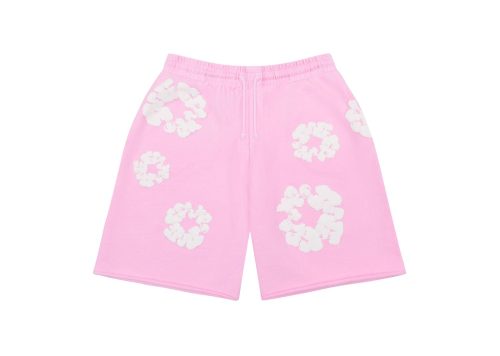 Denim Tears The Cotton Wreath Sweatshorts Powder Pink