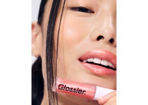 Glossier Lip Gloss Glassy Plush Shine Pink