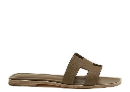 Hermes Oran Sandal Etoupe Epsom Leather