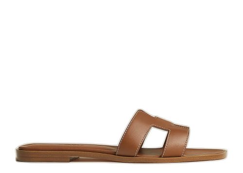 Hermes Oran Sandal Gold Box Calfskin Leather