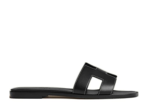 Hermes Oran Sandal Nior Box Calfskin Leather