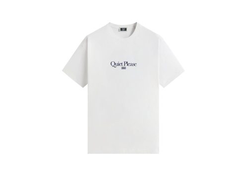 Kith x Wilson Quiet Please Tee White
