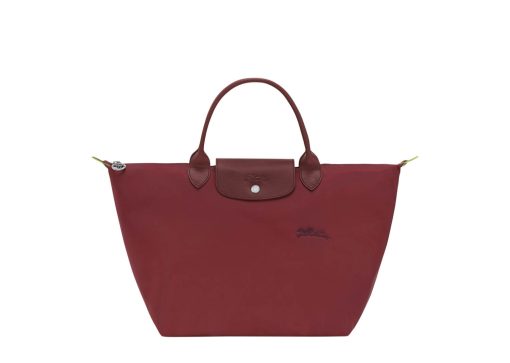 Longchamp Le Pliage Green M Handbag Pomegranate