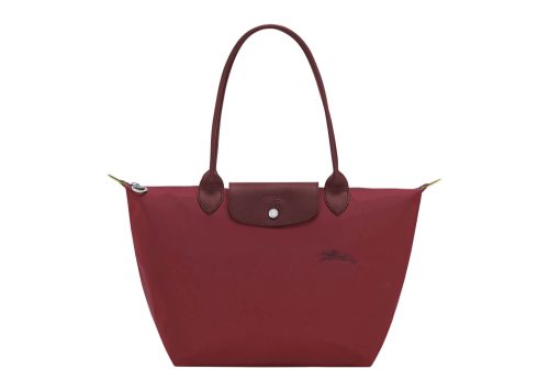 Longchamp Le Pliage Green M Tote Bag Pomegranate
