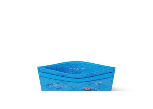 Louis Vuitton Pool Double Card Case Blue Lagoon