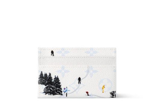 Louis Vuitton Ski Double Card Case White