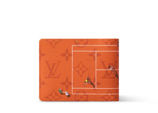 Louis Vuitton Tennis Slender Wallet Brick Red