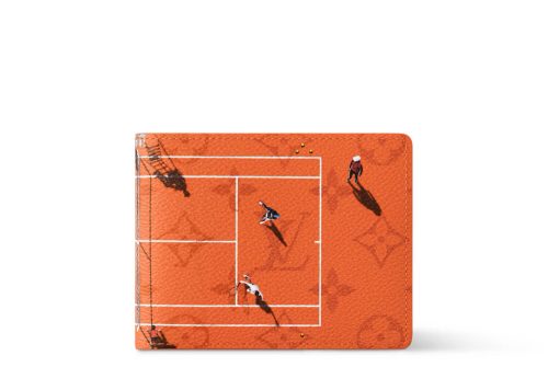 Louis Vuitton Tennis Slender Wallet Brick Red