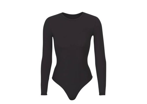 SKIMS Soft Lounge Long Sleeve Dress Onyx