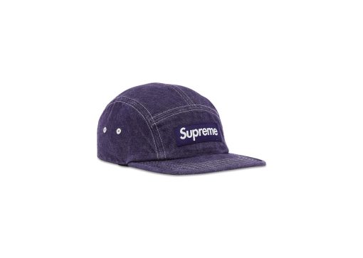 Supreme Denim Camp Cap Purple