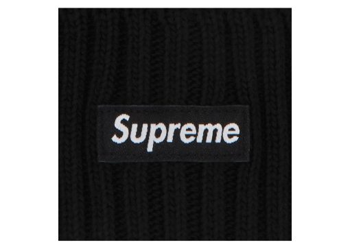 Supreme Overdyed Beanie Black