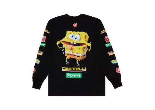 Supreme SpongeBobCastelli Racing LS Tee Black