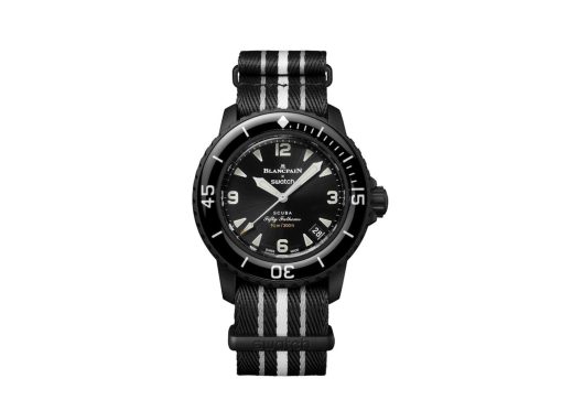 Blancpain x Swatch Scuba Fifty Fathoms Ocean of Storms SO35B400