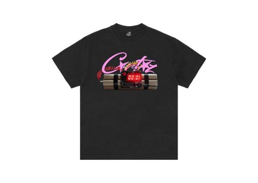 Corteiz No Time 4 Luv Tee Black