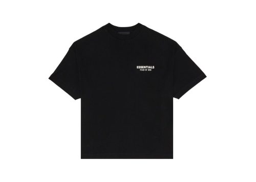 Fear of God Essentials Jersey Crewneck T-Shirt Black