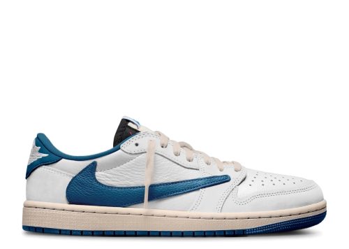 Nike Air Jordan 1 Retro Low OG SP Fragment x Travis Scott Sail Military Blue