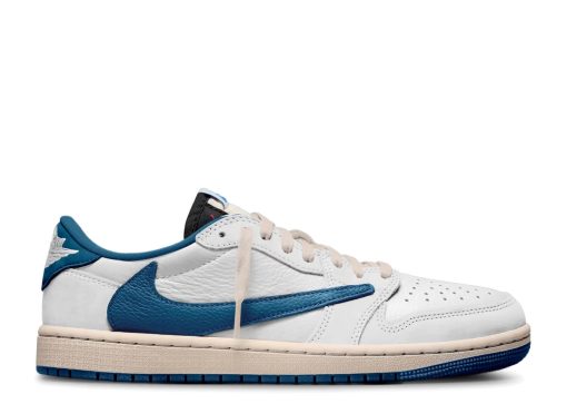 Nike Air Jordan 1 Retro Low OG SP Fragment x Travis Scott Sail Military Blue