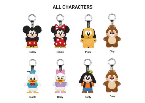 Pop Mart Disney Mickey Family Together Series Plush Keychain Single Blind Box