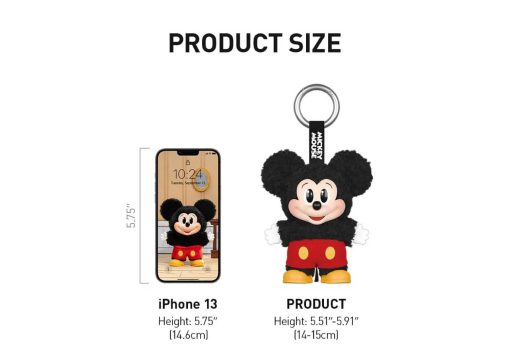 Pop Mart Disney Mickey Family Together Series Plush Keychain Single Blind Box