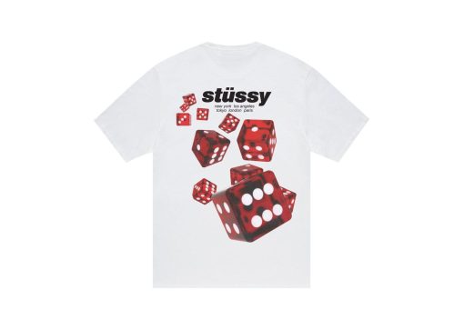 Stussy Rollers Tee White