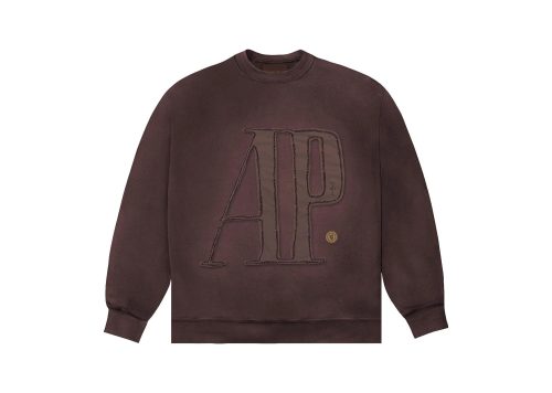 Travis Scott CJ x Audemars Piguet Logo Crewneck Brown