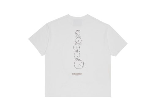 Travis Scott CJ x Audemars Piguet Time Zones Tee White