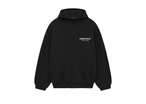Fear of God Essentials Fleece Hoodie Black