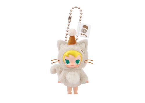 Pop Mart Baby Molly Pocket Friends Series It's Snack Time Vinyl Plush Pendant