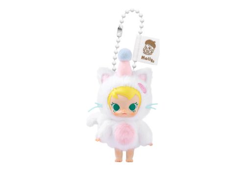 Pop Mart Baby Molly Pocket Friends Series Pet My Head Vinyl Plush Pendant