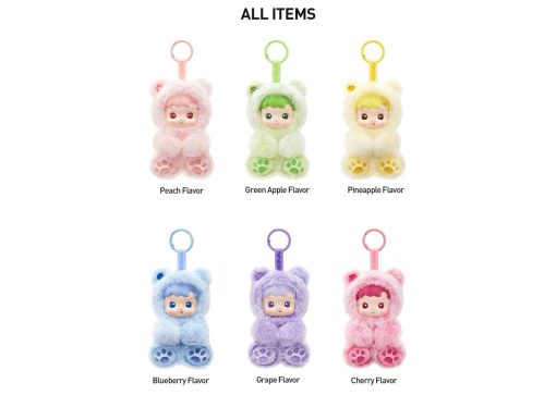 Pop Mart HACIPUPU Gummy Bear Series Vinyl Plush Pendant Single Blind Box