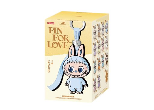 Pop Mart Labubu The Monsters Pin for Love Series Vinyl Plush Pendant (A-M) Single Blind Box