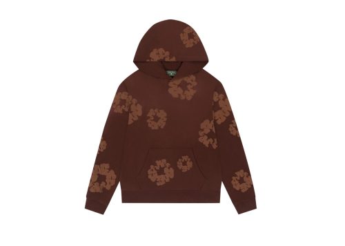 Denim Tears Mono Cotton Wreath Hoodie Brown