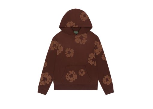 Denim Tears Mono Cotton Wreath Hoodie Brown