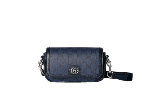 Gucci Ophidia Super Mini Shoulder Bag Blue