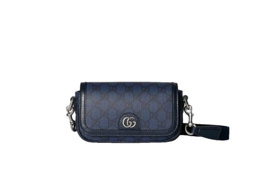 Gucci Ophidia Super Mini Shoulder Bag Blue