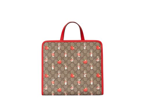 Gucci Peter Rabbit x Gucci Tote Bag Beige GG Supreme Canvas