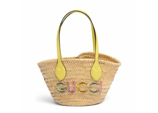 Gucci Summer Raffia Tote Bag Beige