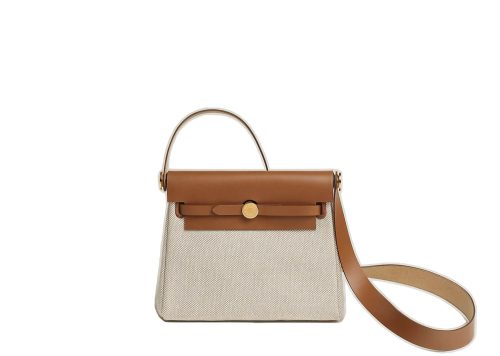 Hermès Herbag Zip 20 Bag Beige & Fauve