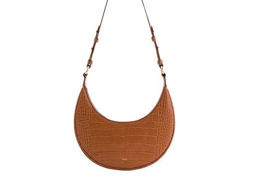 JW PEI Carly Saddle Bag Acorn Brown Croc