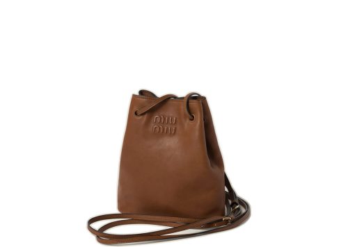 Miu Miu Nappa Leather Mini Bag Oak