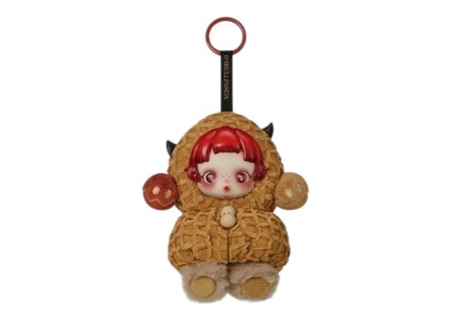 Pop Mart SKULLPANDA You Found Me! Series Pranky Peanut Plush Doll Pendant