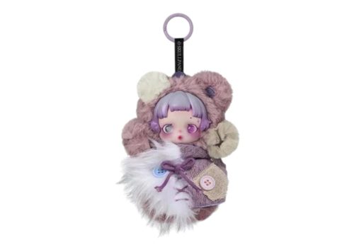 Pop Mart SKULLPANDA You Found Me! Series Ratty Bear Plush Doll Pendant
