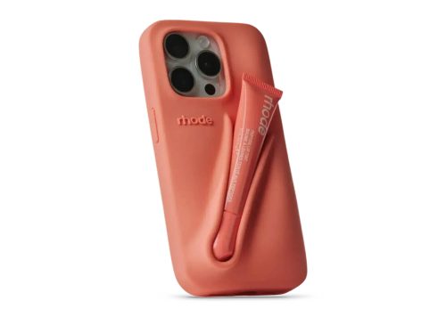 Rhode Lip Case Silicone iPhone Case Peach Pit