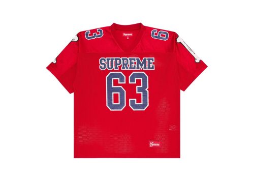Supreme Bones Football Jersey Red
