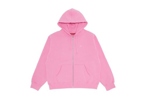 Supreme IDGAF Zip Up Hooded Sweatshirt Pink