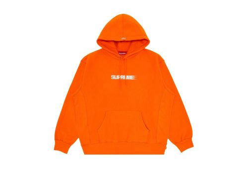 Supreme Motion Logo Hooded Sweatshirt Orange