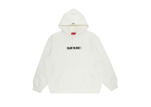 Supreme Motion Logo Hooded Sweatshirt White